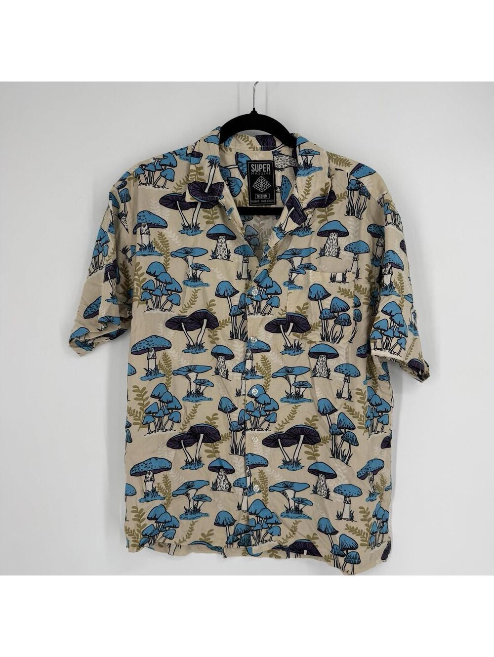 Super Massive shirt mens mediuM M mushroom psychedelic 90s grunge skater hippie